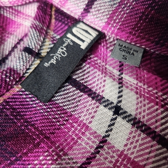 KUT From The Kloth Plaid Shirt Size Small - Picture 10 of 11
